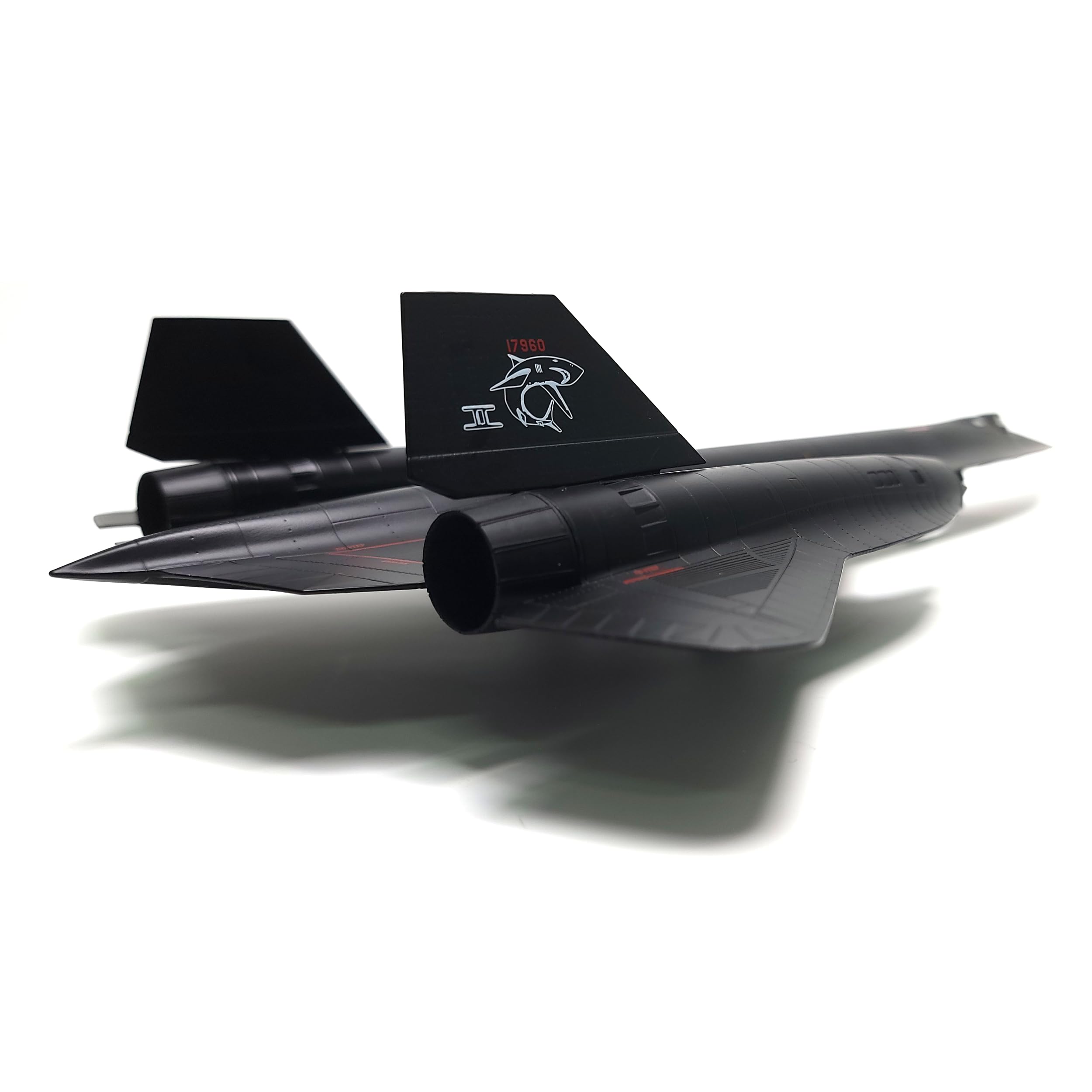 1:72 Diecast Metal SR-71 Blackbird Model - USAF High-Speed Spy Plane with Stand by AF1