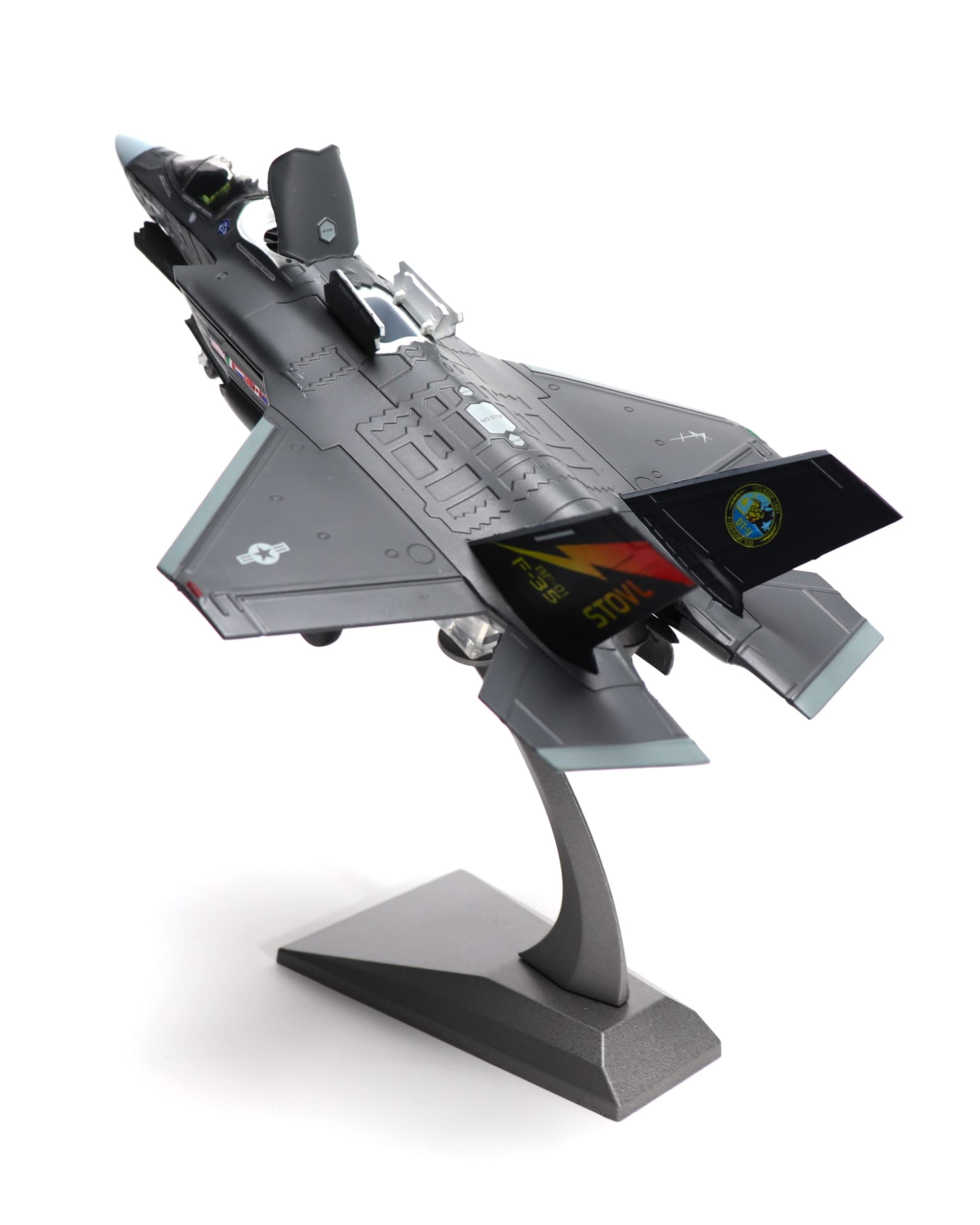 1/72 F-35B Lightning II Diecast Metal Model - US Marine Corps STOVL Stealth Fighter Jet with Stand