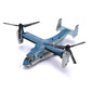 NUOTIE 1/72 Scale V-22 Osprey Model kit Foldable Aircraft Metal Plane US Navy