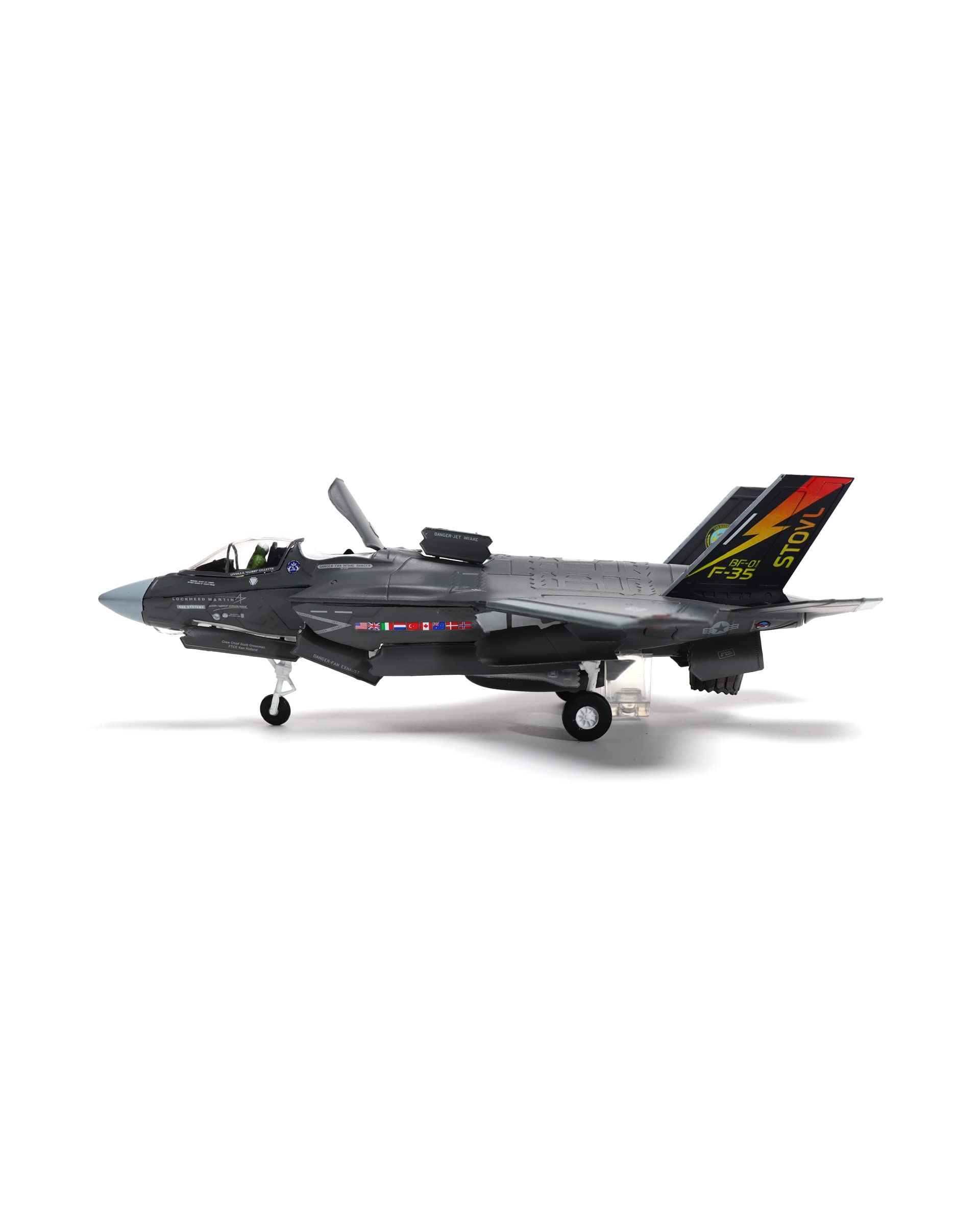 1/72 F-35B Lightning II Diecast Metal Model - US Marine Corps STOVL Stealth Fighter Jet with Stand