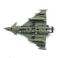 NUOTIE 1/100 Scale Aircraft Model Kit, Eurofighter Typhoon EF-2000 RAF Fighter Model Military-Themed Metal Die-cast Model Airplane, Adult Aircraft Model Kit