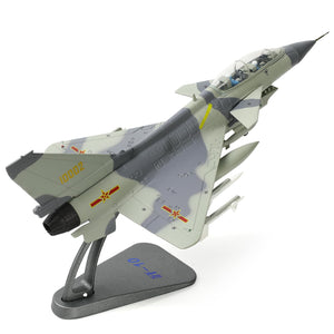 1/72 J10 Vigorous Dragon Fighter Jet Model Military Aircraft Diecast Metal Model Kit Adult Airplane Model with Stand for Military Enthusiasts Collections or Gift