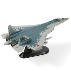 1/72 Sukhoi SU-57 Felon Diecast Metal Model - Russian Stealth Fighter Jet with Display Stand