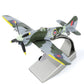 NUOTIE 1/72 Hawker Tempest aircraft with fuselage serial number, top view on display stand