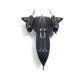 NUOTIE 1/144 SR-71 Blackbird Diecast Metal Aircraft Model Kit Pre-Build Replica Military for Display Collection or Gift