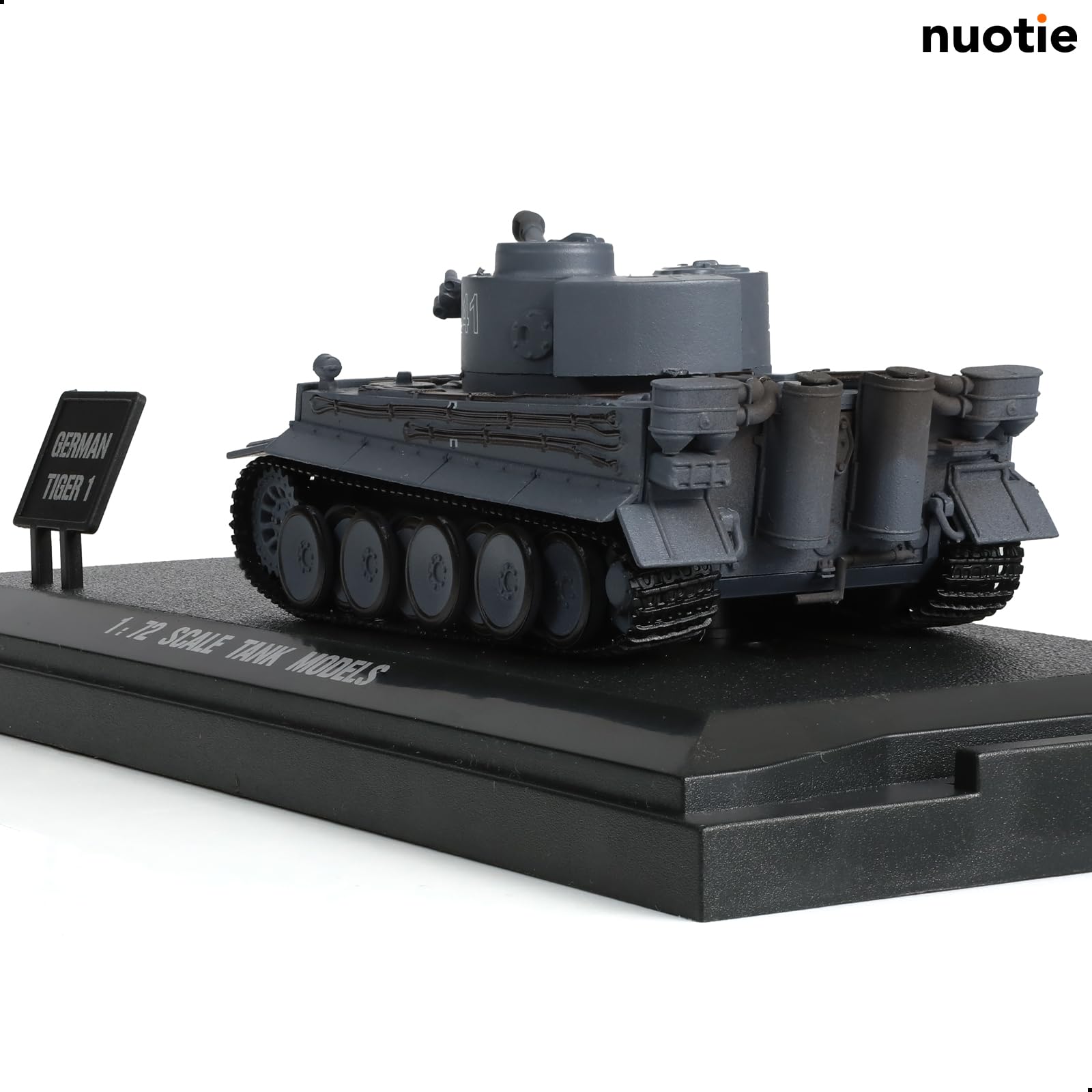 1/72 Die-cast WWII German Tiger I Military Heavy Tank Scale Model