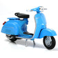 1/18 Scale 2016 Vespa PX Moped Scooter Diecast Model, Red Classic Motorcycle Replica with Display Stand, Adult Collectible & Cake Topper