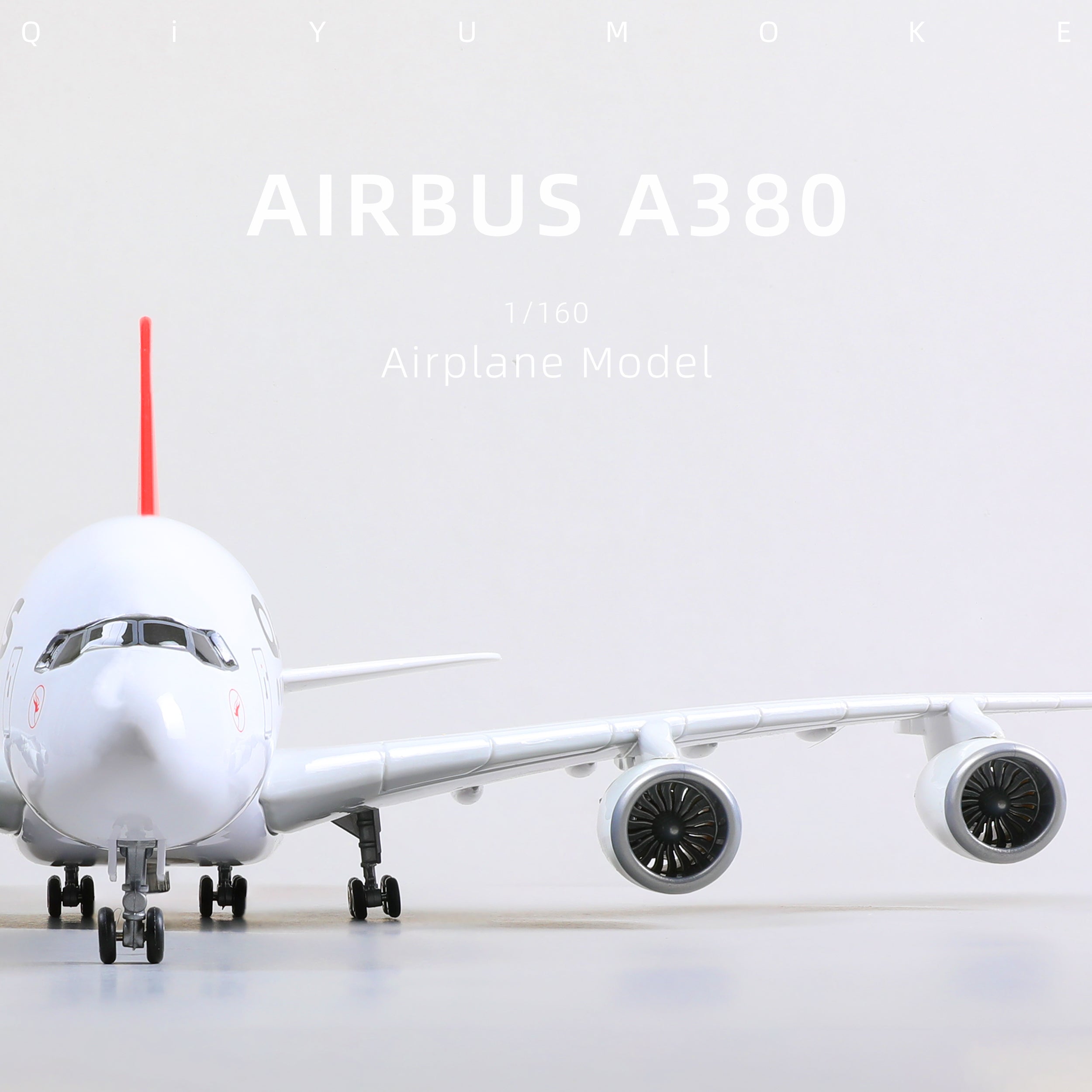 1/160 Airbus A380 18 inchs Large Model Diecast Airplane