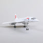 NUOTIE 1:125 Concorde British Airways Airplane Model Pre-Build Diecast Aircraft Model Kits Aircraft Simulation Model Display Model Collection or Gift