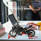 Ducati motorcycle model on a desk next to a laptop, showcasing its use as a decorative item.