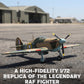 NUOTIE 1/72 Hurricane Mk IIB Fighter Model, Solid Diecast Metal Aircraft