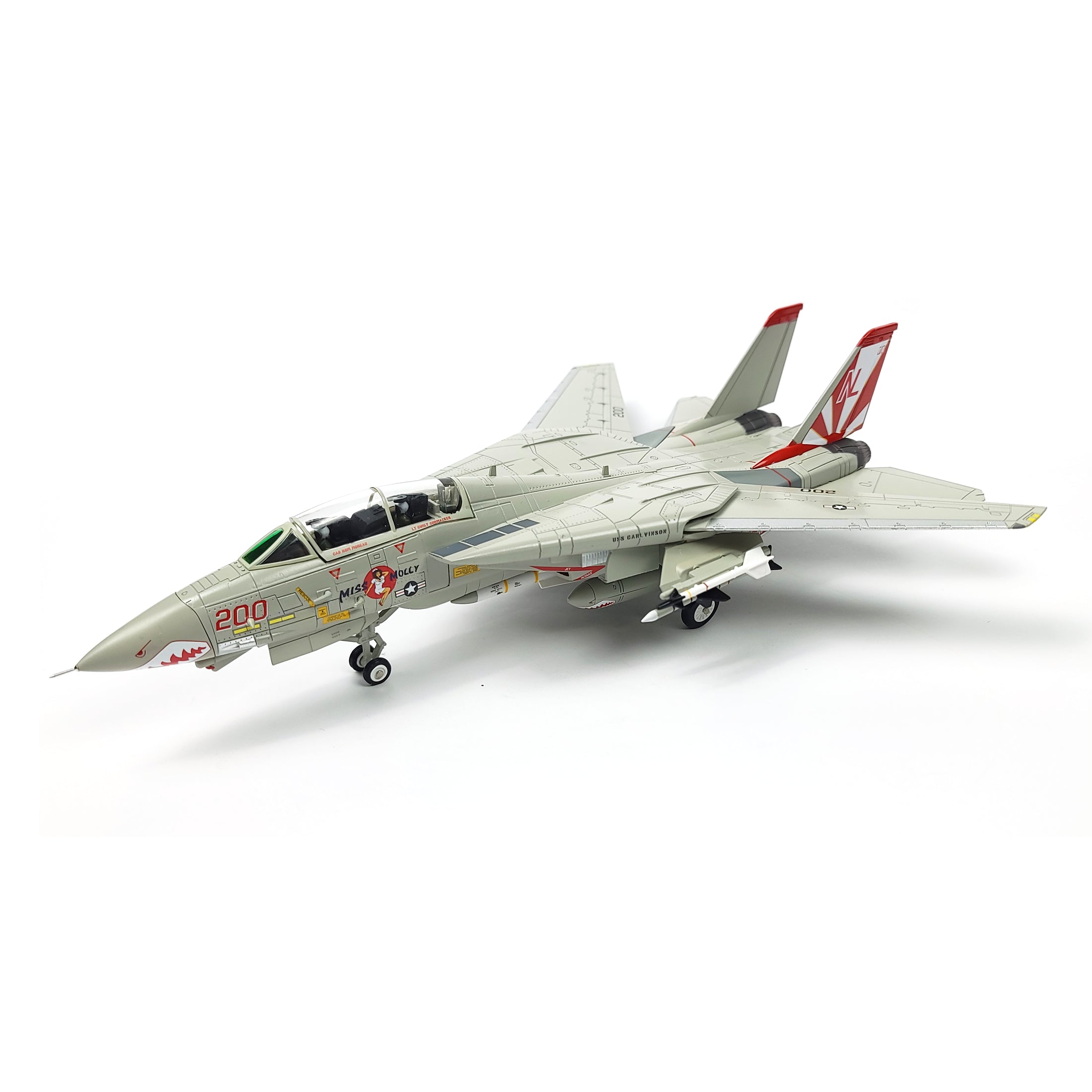 1/72 F-14 Tomcat Diecast Metal Model - US Navy VF-111 "Sun Downers" ("Miss Molly") Fighter Jet