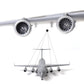 1/200 C-17 GlobemasterⅢ Diecast Airplane Model Kits with Stand Harbor-Hickam AFB Transport Metal Airplane Model Pre-Build Military Aircraft (535th Airlift Squadron)