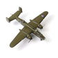 B-25B Mitchell Tokyo Raid 1/72 Metal Airplane Model Kits with Stand WWII Diecast Alloy Bomber Model Vintage Combat Plane Pre-Build Military Aircraft Collection