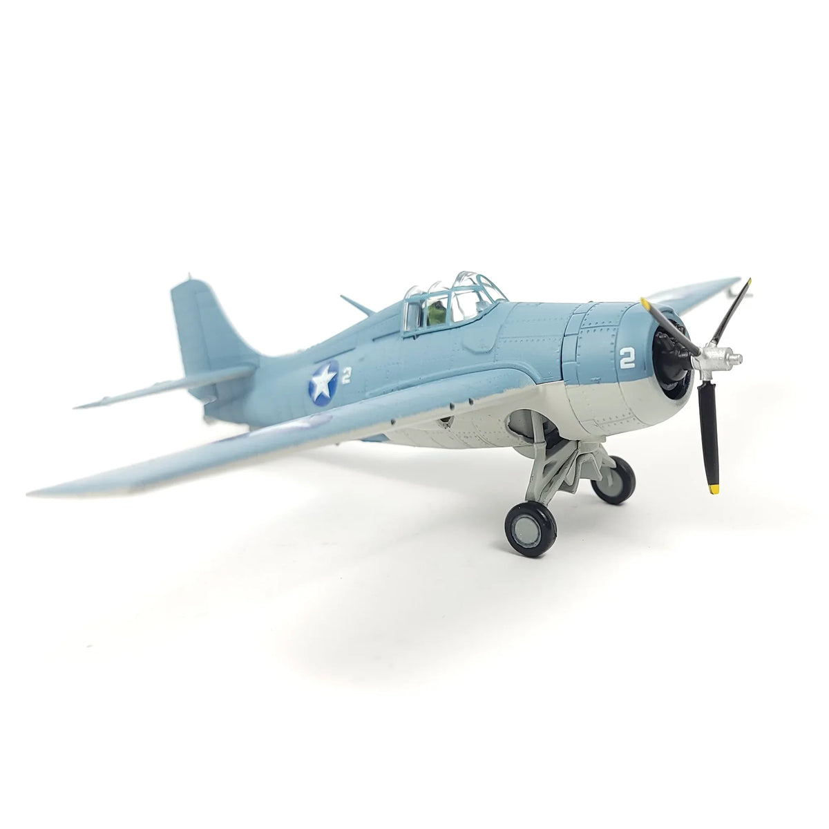 NUOTIE Model F4F Wildcat navy aircraft model front view