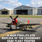 NUOTIE 1/72 P-47D Diecast Model - WWII Red Tails 332nd Fighter