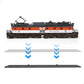 1:87 Scale 1919 Class EP-2 Train Model Set Alloy Metal Die cast with Plastic Train Model Set Static Finished Train Track Model Collection Gift for Kid Adult Boy (No Assembly Required)