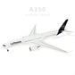 QIYUMOKE 1/144 Compatible for Lufthansa Airplane Model Kitsfor Airbus A350 Dreamliner Airlines Resin Plane Model with Display Stand for Adult Aviation Gift or Display Decorations