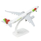QUYUMOKE 1/300 TAP Air Portugal Airbus A330 Diecast Metal Aircraft Model with Stand for Aviation Enthusiasts as Gifts, Exhibition Decoration