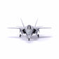 NUOTIE F-35A Lightning Ⅱ 1/72 Metal Fighter Model Kits with Stand EDW 3 Versions ABC DieCast Alloy JSF Model Jet Replica Pre-Build Military Aircraft Collection for Display or Gift (1FW LFI AFB)