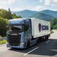 Burage 1:43 Scania Semi Truck Diecast Model with Container Trailer