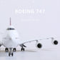 1/160 Boeing 747 17 inchs Large Model Diecast Airplane Model Kits with Stand Airlines Model Plane Display Collectible for Aviation Enthusiast Gift