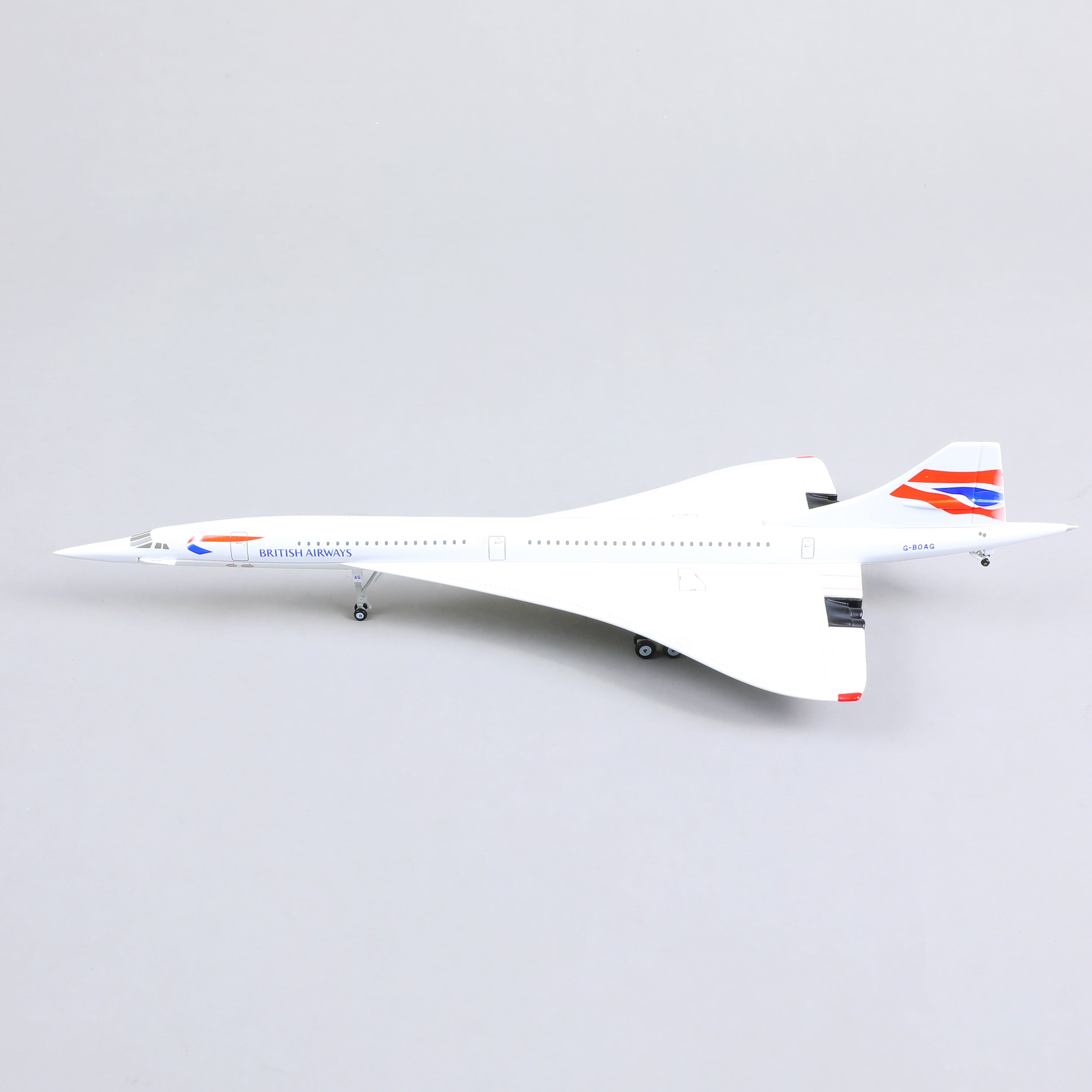 1:200 Aerospatiale/BAC Concorde Diecast Model British Airways | Finished Supersonic Jet Static Display with Stand