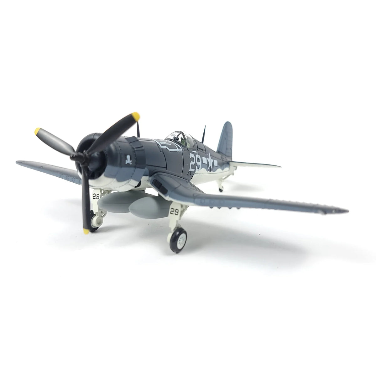 NUOTIE Model F4U Corsair navy diecast metal aircraft front view