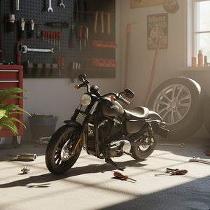 2014 Sportster Iron 883 Motorcycle Toy Compatible for Harley Davidson 1:12 Mini Motorcycle Model diecast Moto for 5-7 inch Doll seat Decoration Moto Toy Gift