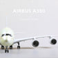 1:160 Airbus A380 Etihad Airways 18 inchs Large Model Diecast Airplane Model Kits with Stand Sky Jumbo Airliner Model Plane Display Collectible Model Kit for Aviation Enthusiast Gift