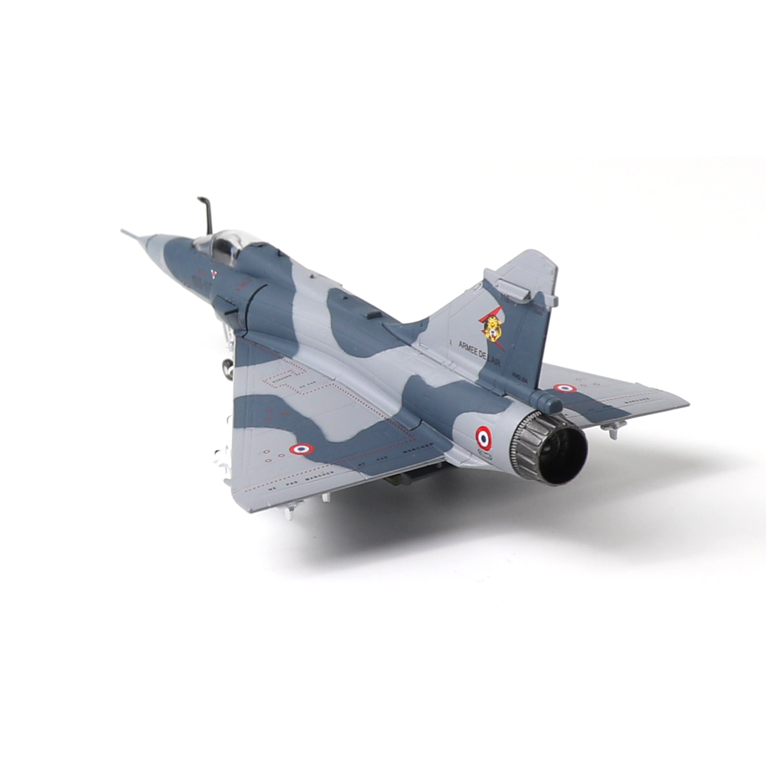 1/100 Scale Dassault Mirage 2000 Diecast Metal Model - French Air Force Fighter Jet with Stand by NUOTIE
