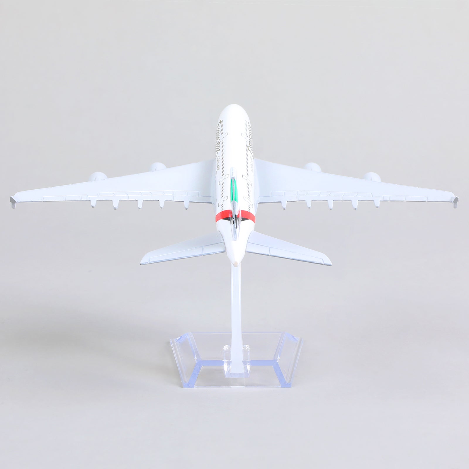 1/400 Diecast Metal Emirates Airbus A380 Passenger Airliner Model, Collector's Display by QIYUMOKE