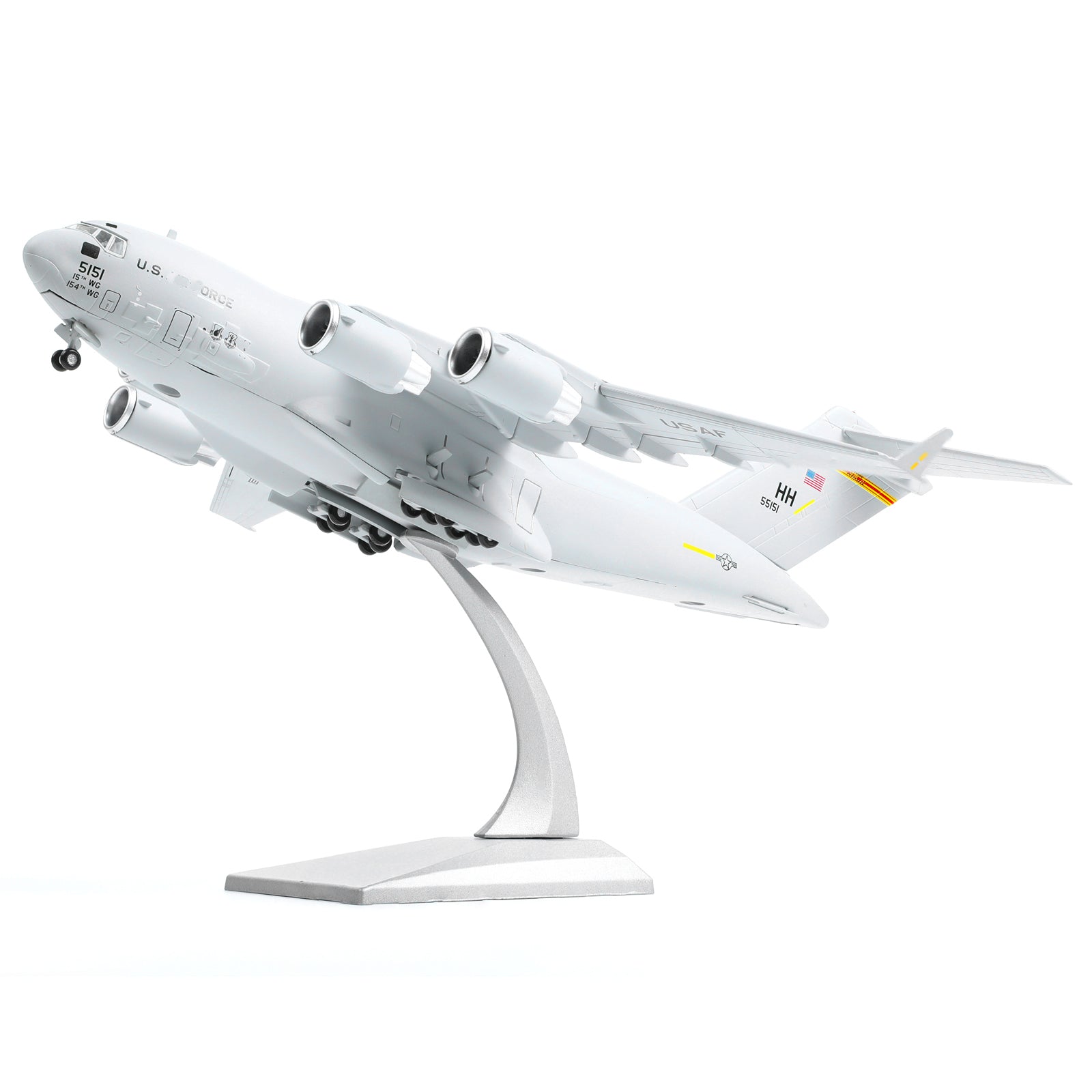 1/200 C-17 Globemaster III Diecast Metal Model - USAF Transport Jet (Harbor-Hickam AFB 154th WG)