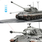 1/72 Scale Military Tank Model Finished Alloy Metal Die cast with Plastic Tank Model World War Ⅱ Army Vehicl Tank Mini 1945 Tiger model Gift Collection Ideal for Adult Men (Berlin 1945)