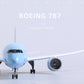 1/130 Boeing 787-8 Canada Airlines 17 inchs Large Model Diecast Airplane Model Kits with Stand Airlines Model Display Collectible for Aviation Enthusiast Gift