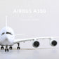 1/160 Airbus A380 Air France 18 inchs Large Model Diecast Airplane Model Kits with Stand Sky Jumbo Airliner Model Plane Display Collectible Model Kit for Aviation Enthusiast Gift