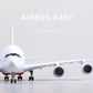 1/160 Airbus A380 Emirates 18 inchs Large Model Diecast Airplane Model Kits with Stand Sky Jumbo Airliner Model Plane Display Collectible Model Kit for Aviation Enthusiast Gift