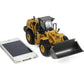 Bulldozer Toy with Gift Box, 1/50 Alloy Metal Die-Cast Bulldozer Construction Vehicle Model Decoration Toy Gift for Boys Mens-Yellow