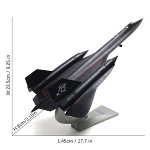 NUOTIE 1/72 Schaal SR-71A Blackbird Modelvliegtuigen Metalen Jet Hoge Precisie Collectible Diecast Modellen Militaire Collectie en Geschenken