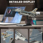 NUOTIE F-16 Fighting Falcon diecast model showing detailed cockpit and tail painting