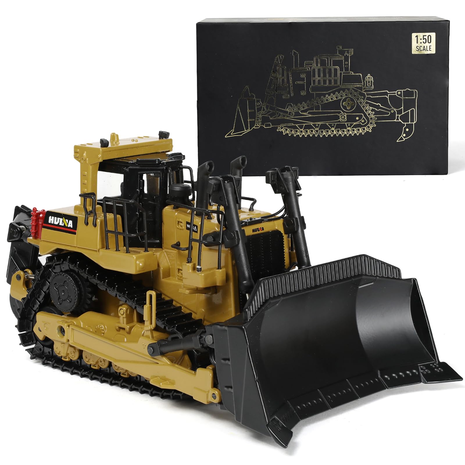 1/40 Die-cast Construction Excavator Digger Vehicle Scale Model, Yellow