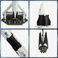 QIYUMOKE 1/200 Starship Rocket Model Kits Compatible for Spacex Falcon 9 Model Rockets for Adlut NASA Static Starship Models for Space Enthusiasts Gift or Desktop Display(11.5" H)