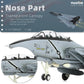 1/100 F-14B-2 VF-103 Tomcat Fighter Model Diecast Metal Airplan Mode Kit Jolly Rogers Militray Aircraft Model with Stand for Adult Military Enthusiast Collection Display or Gift