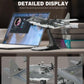NUOTIE AC-130J Ghostrider model in gray, detailed display with cockpit and tail painting