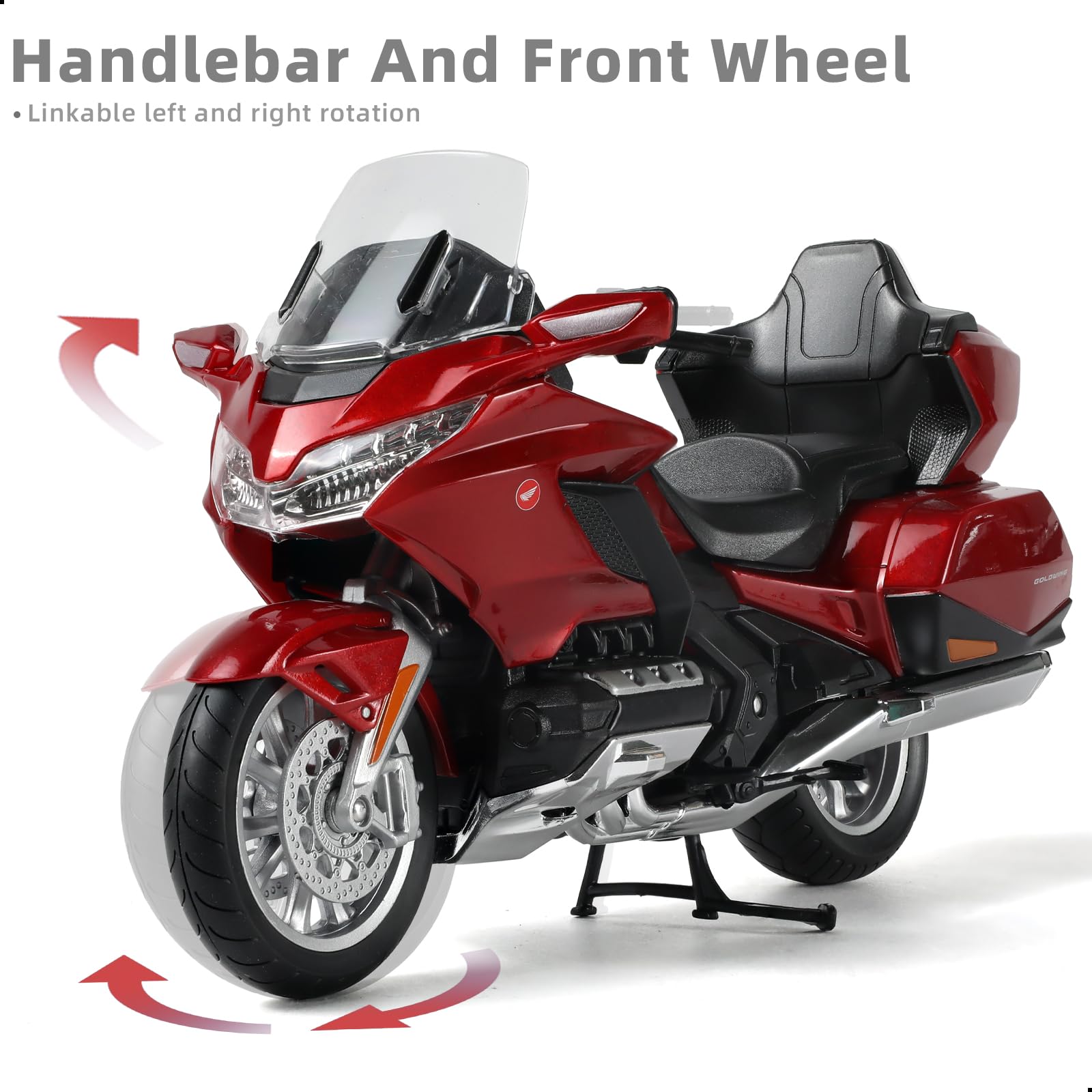 1:12 Motorcycle Model Toy for Honda Glodwing Metal Die-cast