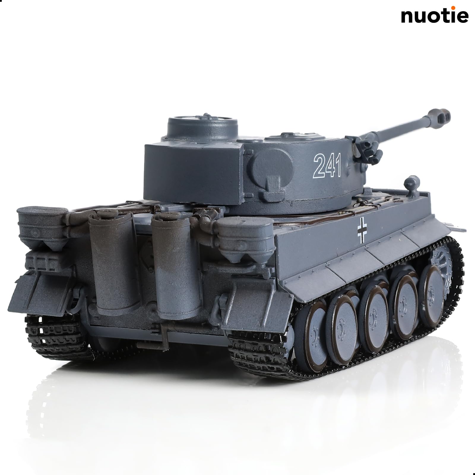 1/72 Die-cast WWII German Tiger I Military Heavy Tank Scale Model