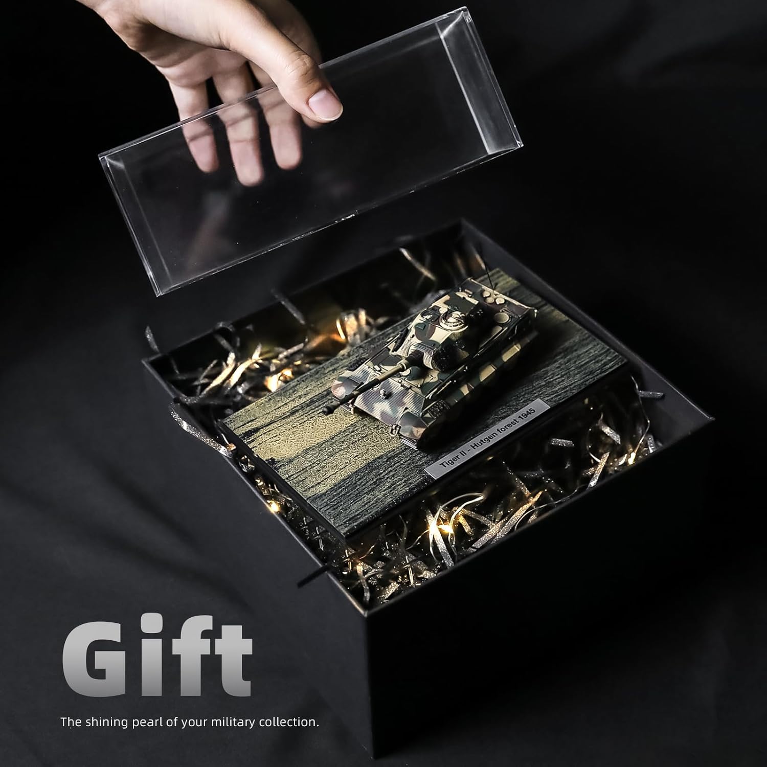 1/72 Die-cast Finished WWII German Tiger I Heavy Tank Model, Hultgen 1945