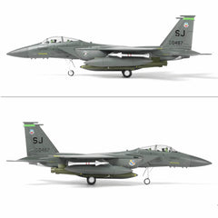 1/100 F-15E Strike Eagle Diecast Model - Pre-built Alloy Military Aircraft