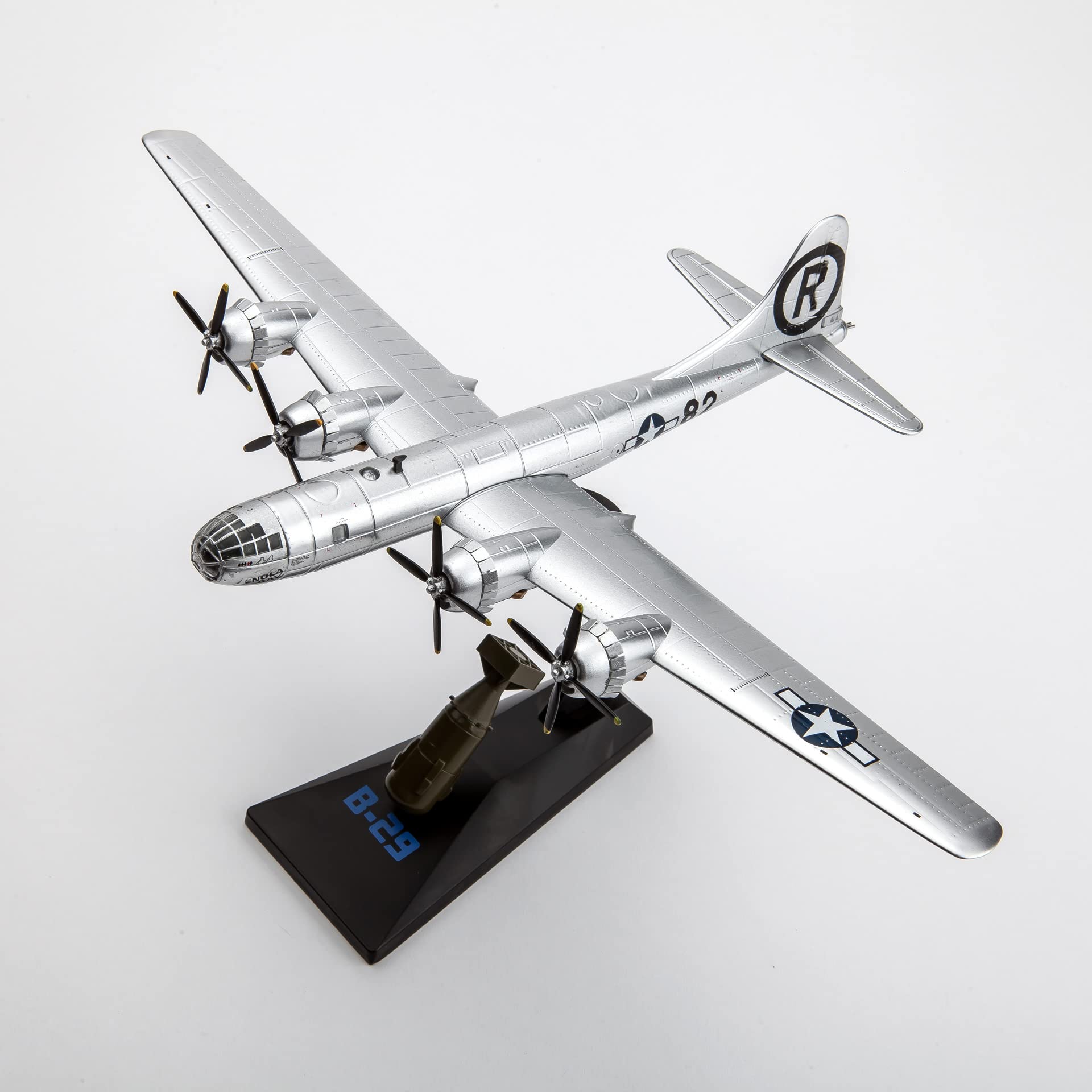 NUOTIE B-29 Superfortress Bomber Model Little Boy Atomic Bomb 1:144 Sc ...