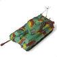 1:72 German King Tiger tank model alloy die-cast TigerⅡ-East 1944 indoor scene ornaments light and shadow King Tiger tank model military enthusiasts suitable for collection